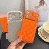 Louis Vuitton Cosmic Orange Glitter-Embossed Full-Cover Phone Case with Precision Cutouts - Ref. PCLV0112