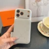Louis Vuitton Cosmic Orange Glitter-Embossed Full-Cover Phone Case with Precision Cutouts - Ref. PCLV0112