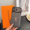 Louis Vuitton Cosmic Orange Glitter-Embossed Full-Cover Phone Case with Precision Cutouts - Ref. PCLV0113