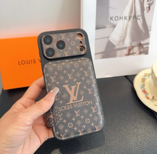 Louis Vuitton Cosmic Orange Glitter-Embossed Full-Cover Phone Case with Precision Cutouts - Ref. PCLV0113