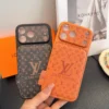 Louis Vuitton Cosmic Orange Glitter-Embossed Full-Cover Phone Case with Precision Cutouts - Ref. PCLV0114
