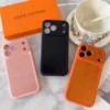 Louis Vuitton Cosmic Orange Full-Cover Phone Case with a Matte Finish - Ref. PCLV0130