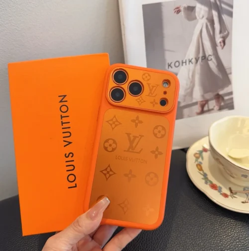 Louis Vuitton Cosmic Orange Full-Cover Phone Case with a Matte Finish - Ref. PCLV0138