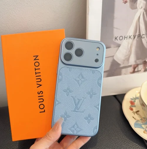 Louis Vuitton Precision-Cutout Phone Case - Burgundy and Glacier Blue Collection - Ref. PCLV0141
