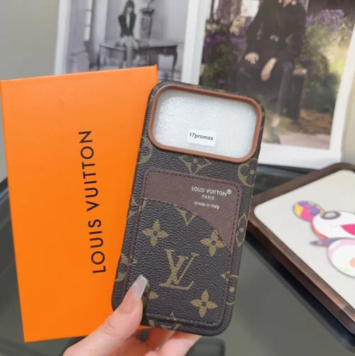 Louis Vuitton Classic Monogram Phone Case with Integrated Cardholder - Ref. PCLV0273