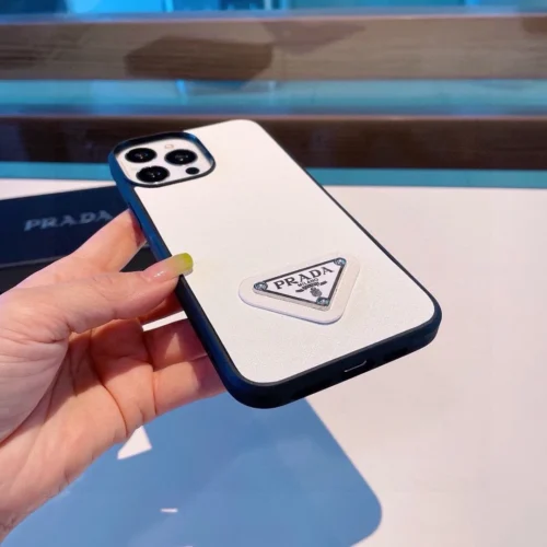 Prada Full-Cover Phone Case with Precision Cutouts for iPhone - Ref. PCPRADA0001