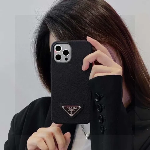 Prada Full-Cover Phone Case with Precision Cutouts for iPhone - Ref. PCPRADA0004