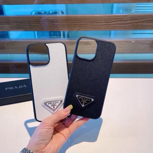 PCPRADA0005-01 Prada Full-Cover Phone Case with Precision Cutouts for iPhone - Ref. PCPRADA0005