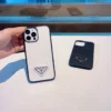 Prada Full-Cover Phone Case with Precision Cutouts for iPhone - Ref. PCPRADA0005