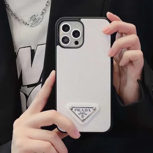 Prada Full-Cover Phone Case with Precision Cutouts for iPhone - Ref. PCPRADA0006