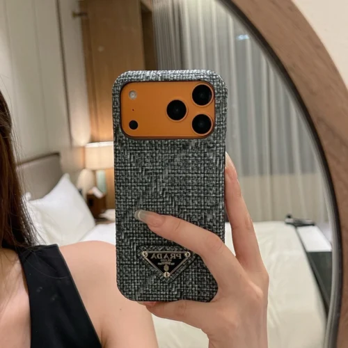 Prada Phone Case with Precision Cutouts for iPhone - Ref. PCPRADA0008