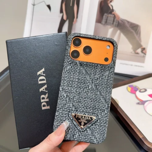 Prada Phone Case with Precision Cutouts for iPhone - Ref. PCPRADA0008