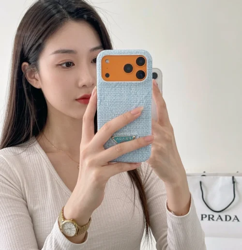 Prada Phone Case with Precision Cutouts for iPhone - Ref. PCPRADA0009