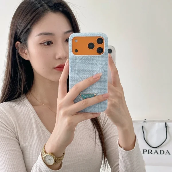 PCPRADA0009-01 Prada Phone Case with Precision Cutouts for iPhone - Ref. PCPRADA0009