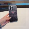Prada Rhinestone Full-Cover Phone Case with Precision Cutouts - Ref. PCPRADA0020