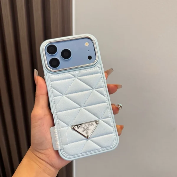 PCPRADA0038-01 Prada Soft Leather-Feel Phone Case with Card Slot and Precision Cutouts - Ref. PCPRADA0038